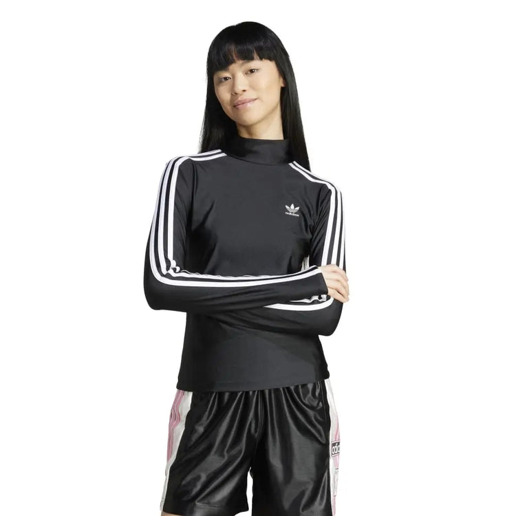 ADIDAS Adicolor 3-Stripes Turtleneck Long Sleeve T-Shirt IZ3200