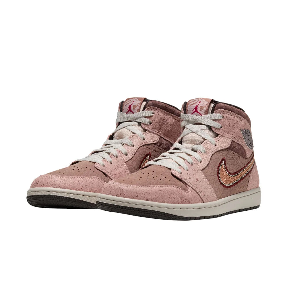 JORDAN Air Jordan 1 Mid SE Día de Muertos Sneakers Brown IZ4718-283