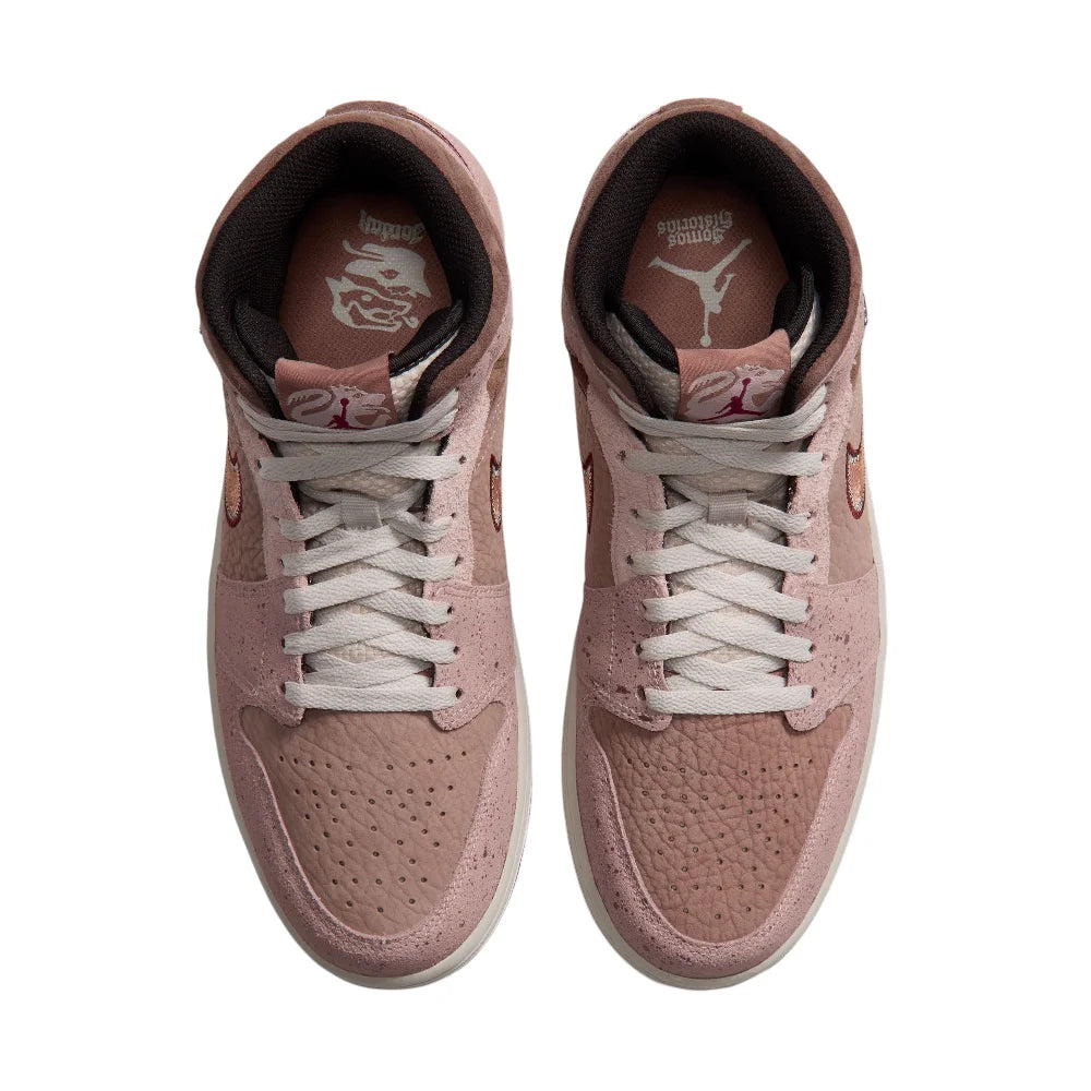 JORDAN Air Jordan 1 Mid SE Día de Muertos Sneakers Brown IZ4718-283