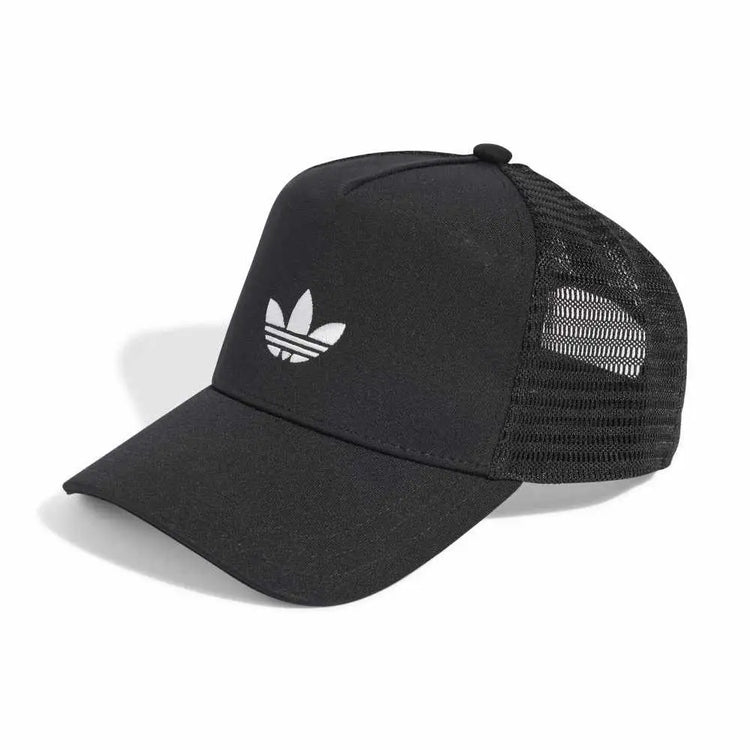 ADIDAS Adicolor Classic Curved Foam Trucker Cap Black JC6038