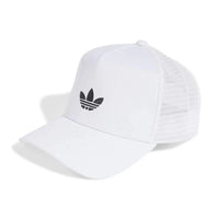 ADIDAS Adicolor Classic Curved Foam Trucker Cap White JC6039