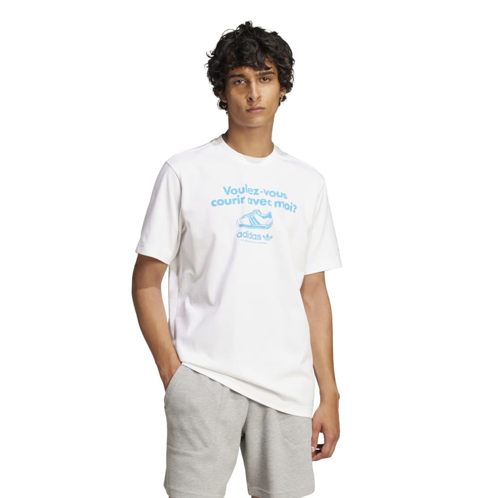 ADIDAS Graphic T-Shirt White JC8365