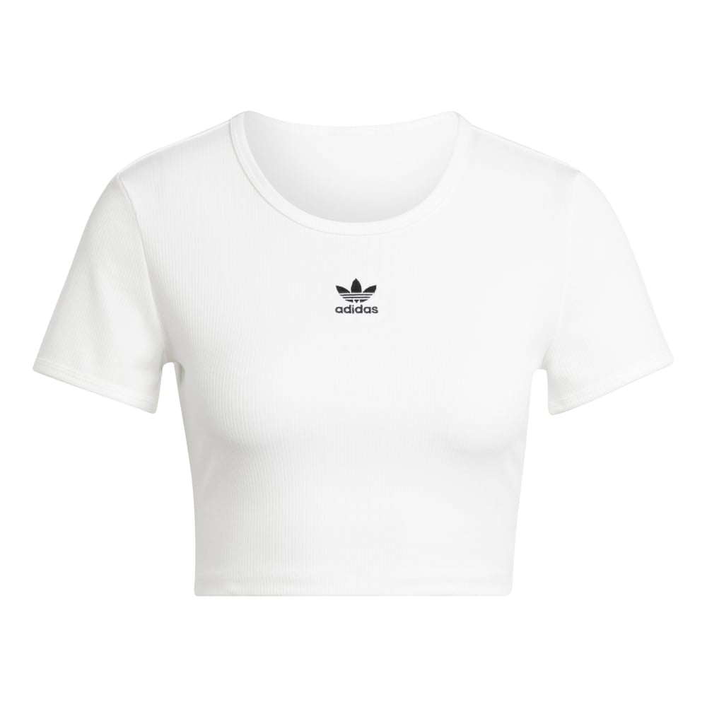 ADIDAS Essentials Ribbed T-Shirt White JC9026