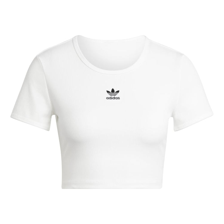 ADIDAS Essentials Ribbed T-Shirt White JC9026