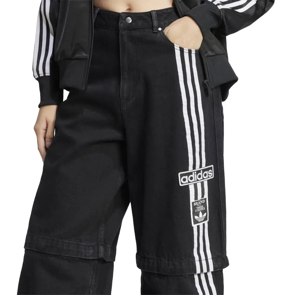 ADIDAS PantylinerDenim Two-In-One Pant Black JD0082