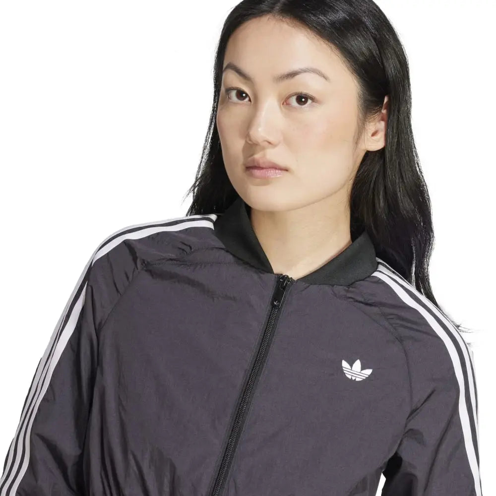◆adidas◆ Team Geist Track Top Black JD0264 Adicolor Teamgeist Cropped Track Jacket Black - Urban Jungle