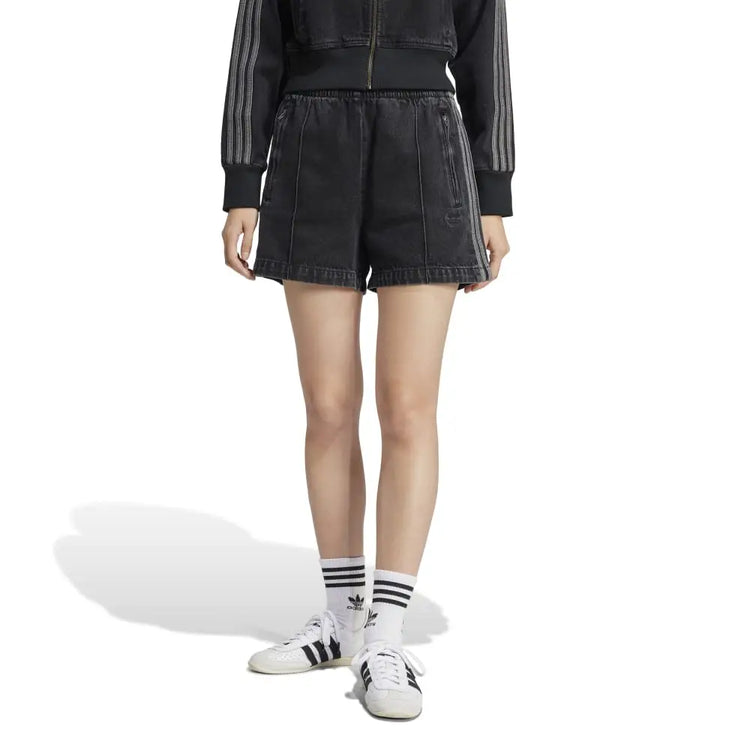 ADIDAS Adicolor Denim Firebird Shorts Black JD3107