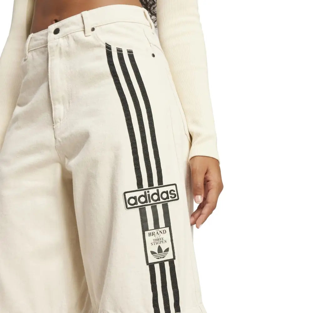ADIDAS Adibreak Denim Two-In-One Pant Beige JD5618