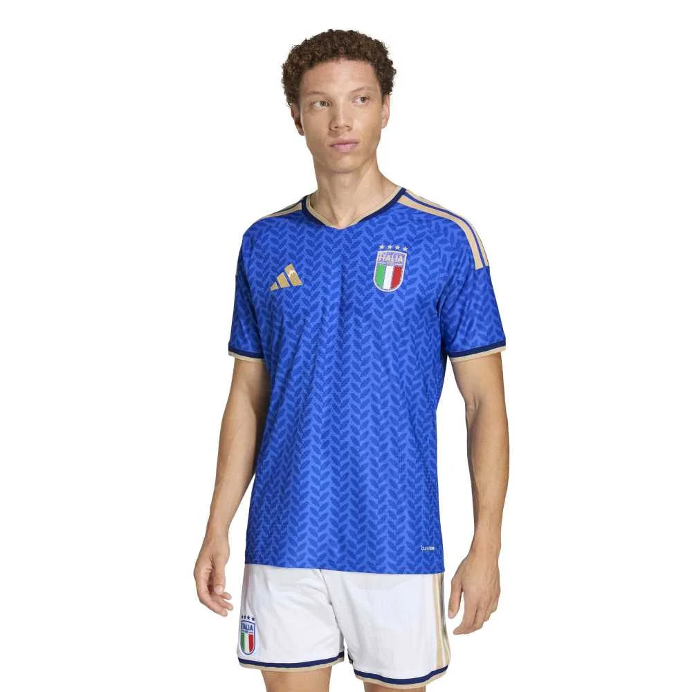 ADIDAS Italy 26 Home Authentic Jersey Blue JL6934