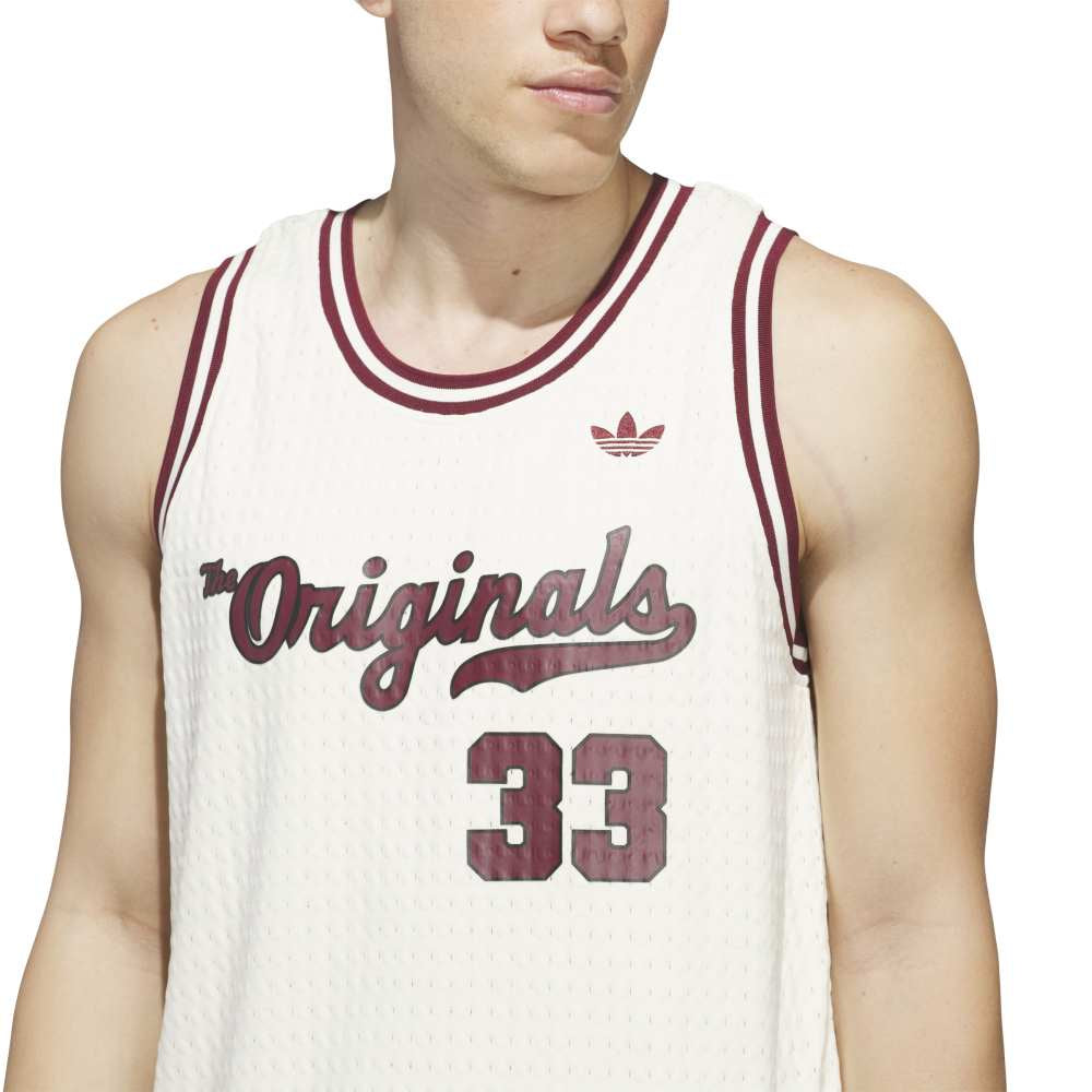 ADIDAS Originals Basketball Jersey White JM9953