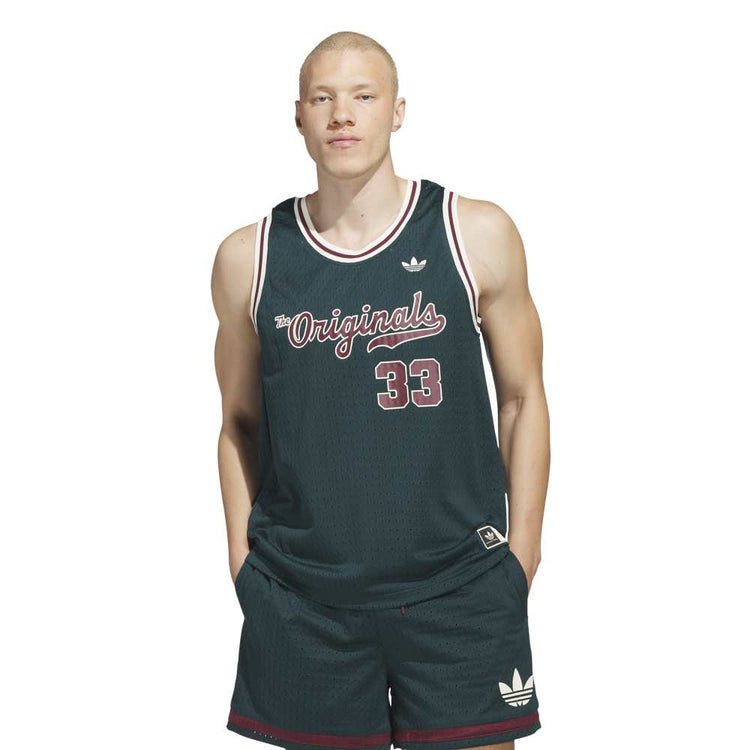 ADIDAS Originals Basketball Jersey Green JM9954