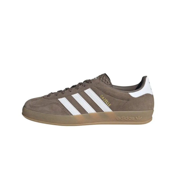 ADIDAS Gazelle Indoor Earth Strata White Gold Metallic JQ0175