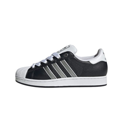 ADIDAS Superstar II Black Silver White Sneakers JQ3209