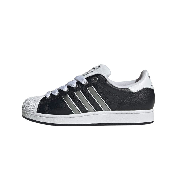 ADIDAS Superstar II Black Silver White Sneakers JQ3209