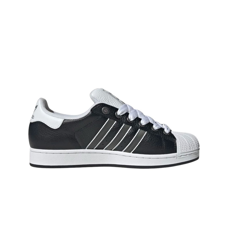 ADIDAS Superstar II Black Silver White Sneakers JQ3209