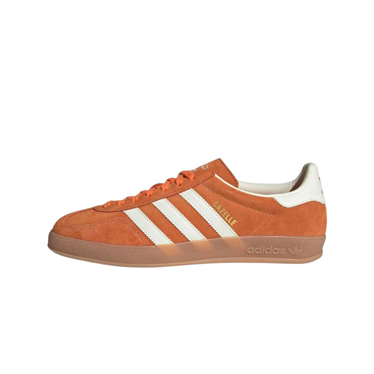 ADIDAS Gazelle Indoor Orange White Sneakers JQ8392