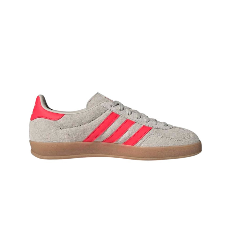 ADIDAS Gazelle Indoor Grey Red Sneakers JR3840