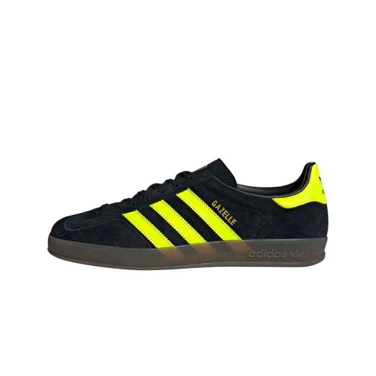 ADIDAS Gazelle Indoor Black Yellow Sneakers JR3841
