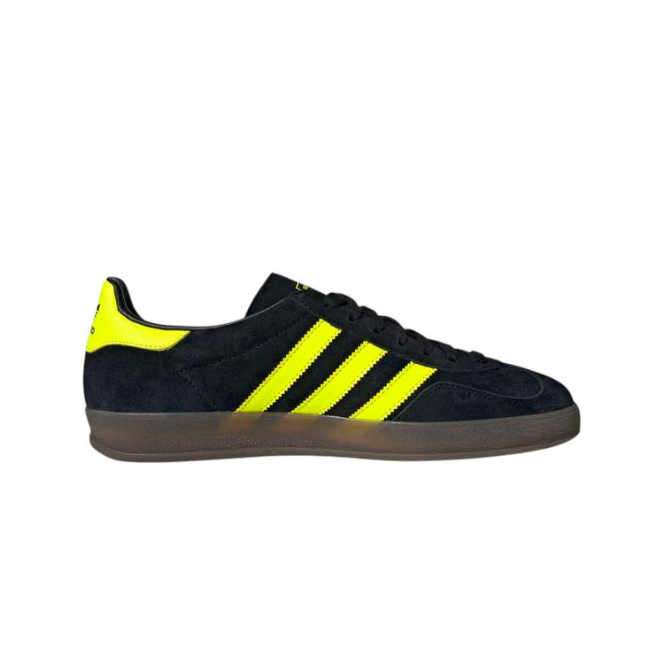 ADIDAS Gazelle Indoor Black Yellow Sneakers JR3841