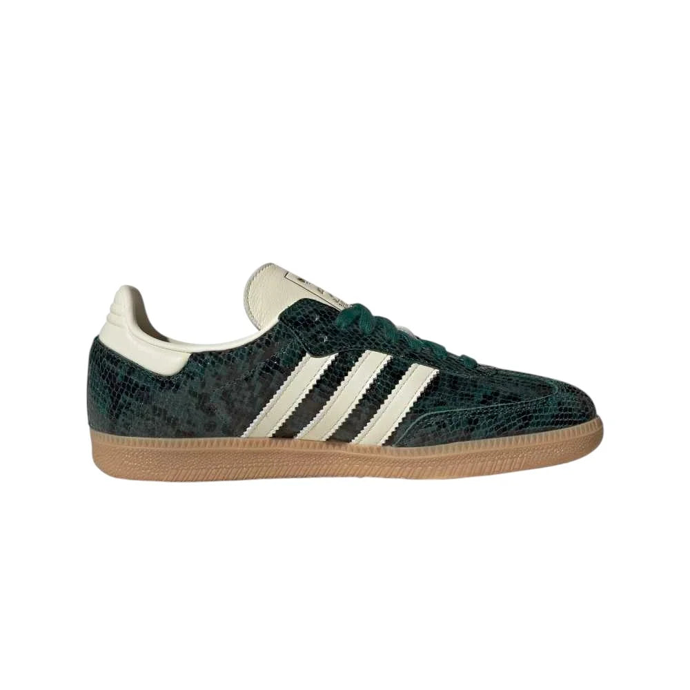 ADIDAS Samba OG Green Snakeskin Sneakers JR8848