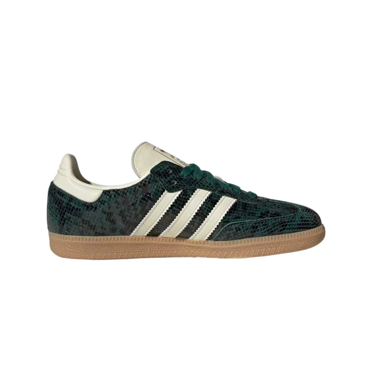 ADIDAS Samba OG Green Snakeskin Sneakers JR8848
