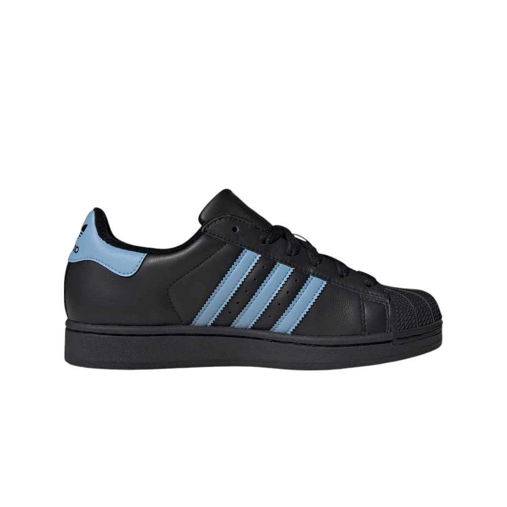 ADIDAS Superstar II Black Blue Sneakers JS1338