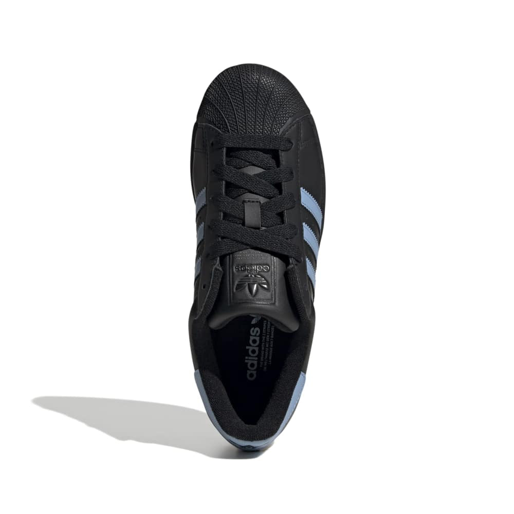 ADIDAS Superstar II Black Blue Sneakers JS1338
