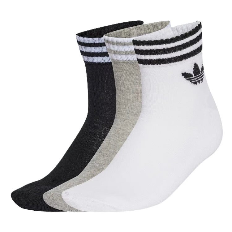 ADIDAS 3-Stripes Ankle Socks 3 Pairs JV7437