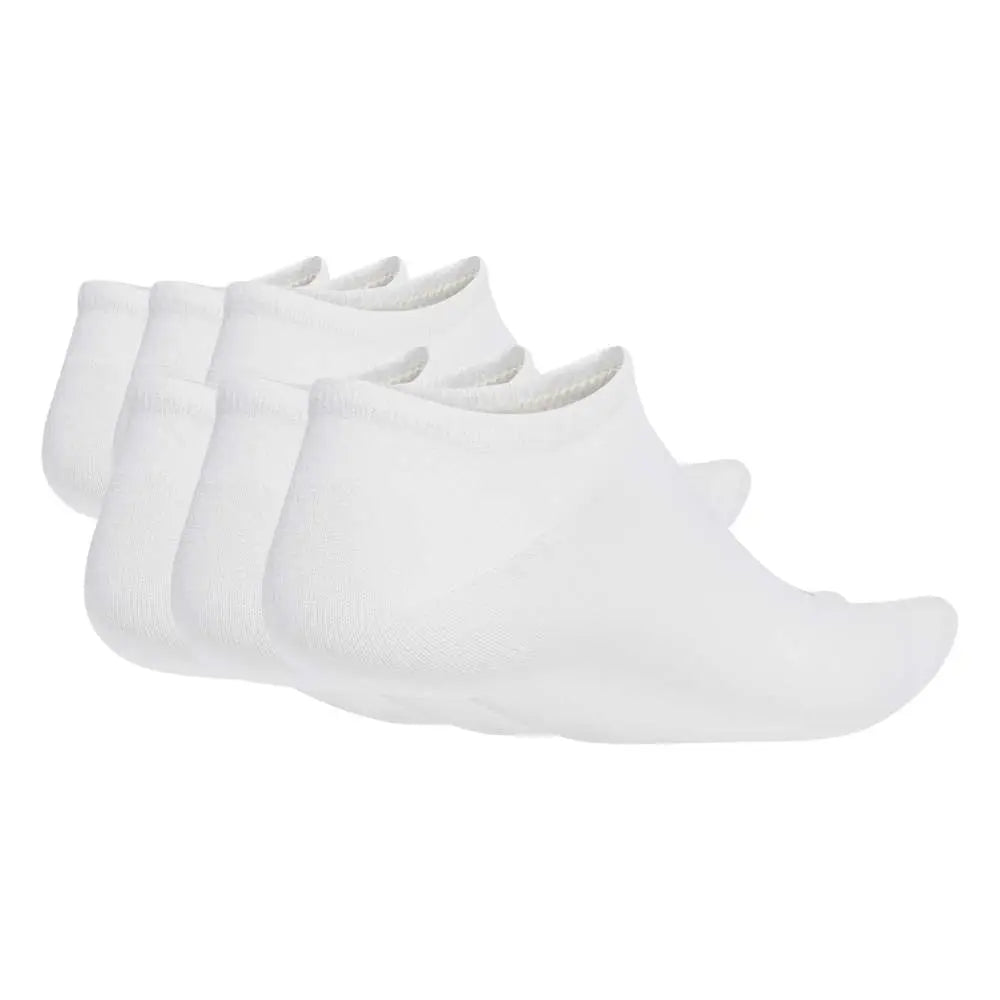 ADIDAS Liner Socks 6 Pairs White JW5336