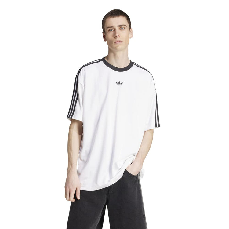 ADIDAS Adicolor Jacquard T-Shirt White JW5877