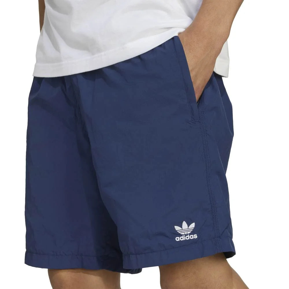ADIDAS Trefoil Essentials Woven Shorts Blue JX3903