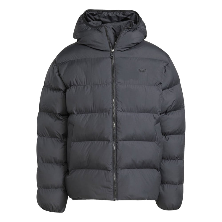 ADIDAS Tonal Hooded Puffer Jacket Black JX4123