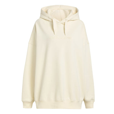 ADIDAS Essentials Linear Oversized Hoodie Cream JX5495