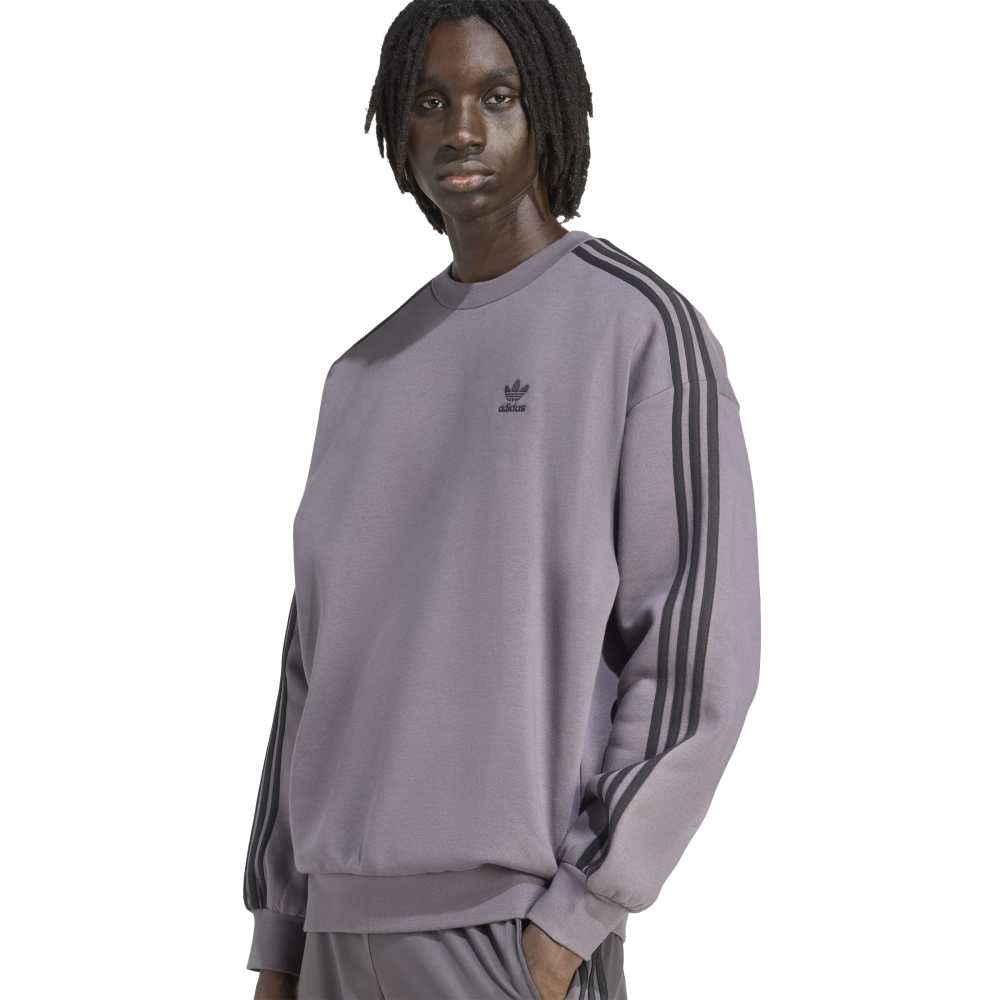ADIDAS Adicolor Oversized Crew Sweatshirt Dark Grey JY1402