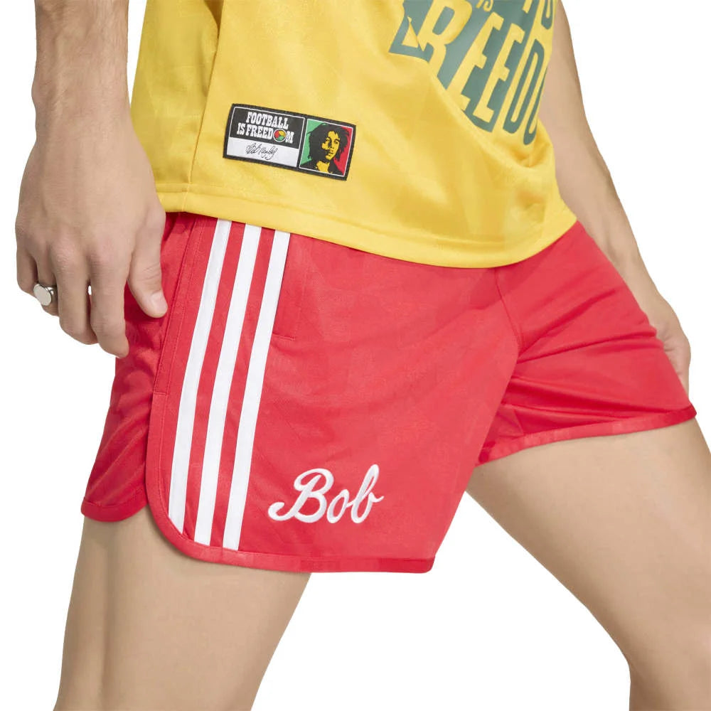 ADIDAS Bob Marley Originals Shorts Red JY5213