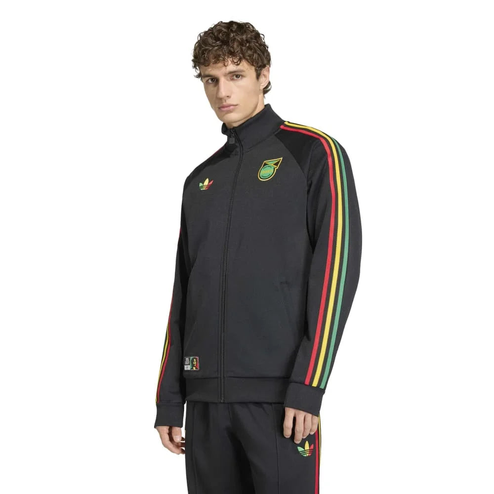 ADIDAS Jamaica x Bob Marley Originals Track Jacket Black JY5225