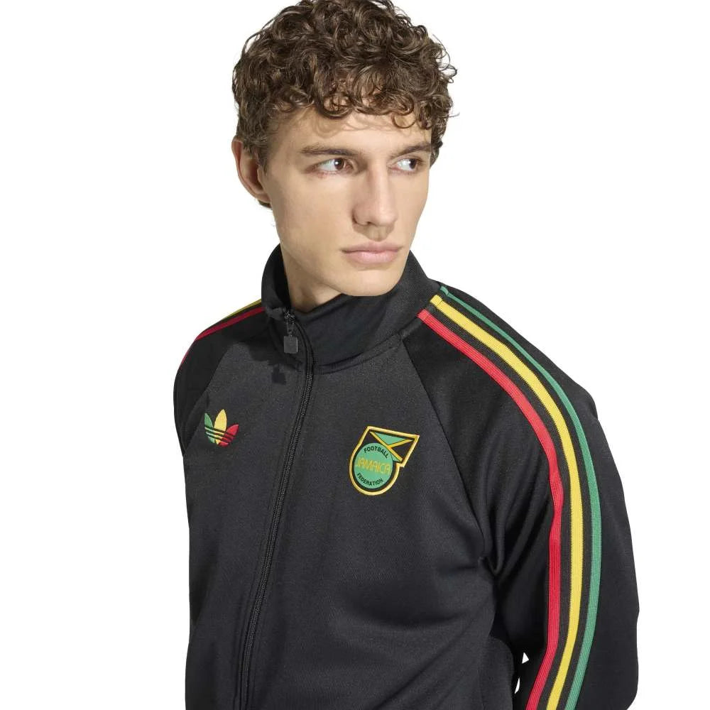 ADIDAS Jamaica x Bob Marley Originals Track Jacket Black JY5225