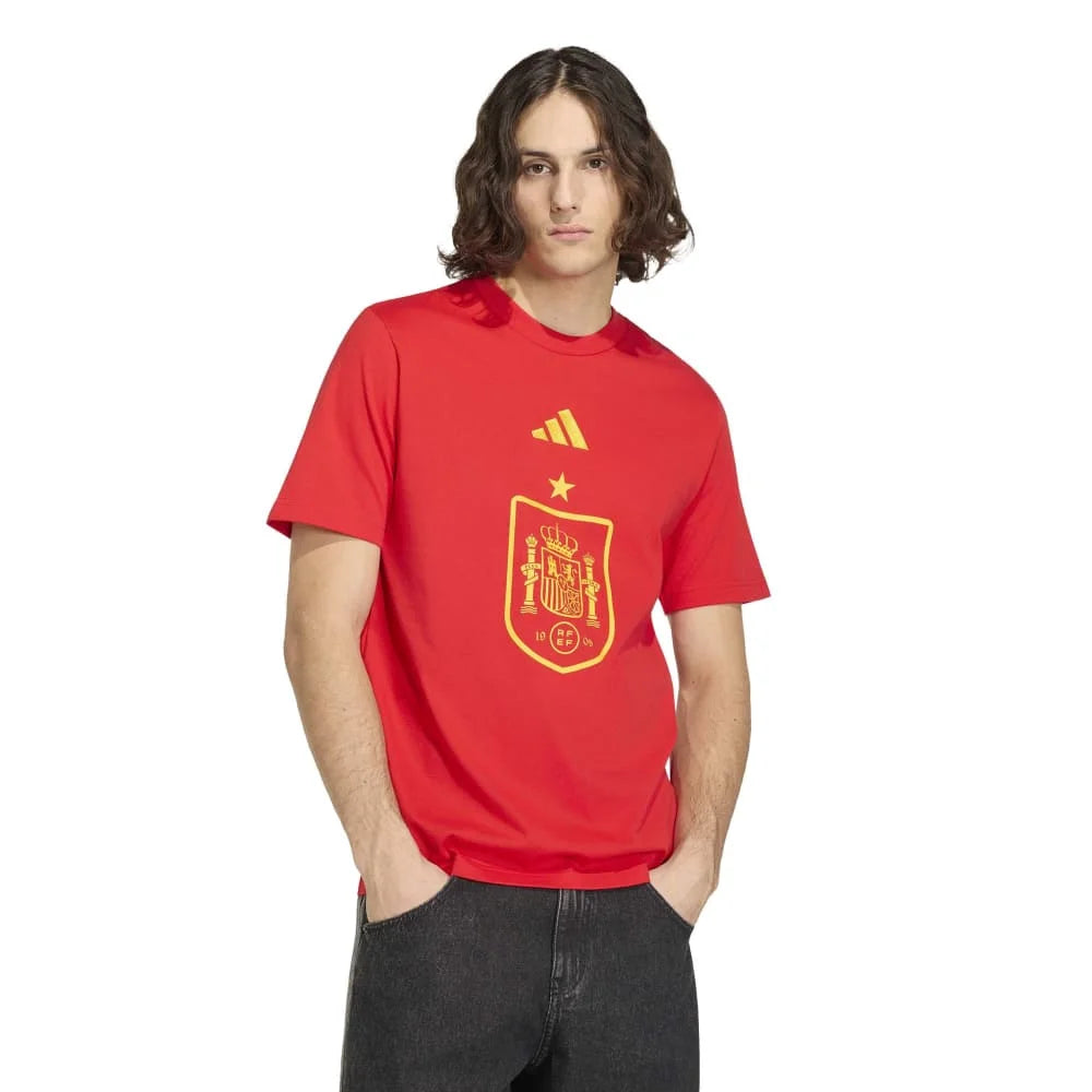 ADIDAS Spain Dna Graphic T-Shirt Red JZ2263