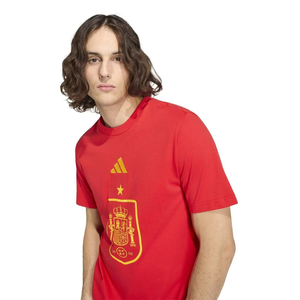ADIDAS Spain Dna Graphic T-Shirt Red JZ2263