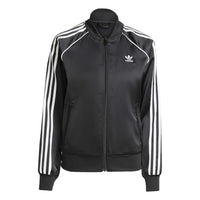 ADIDAS SST Adicolor Satin Track Jacket Black White JZ6733