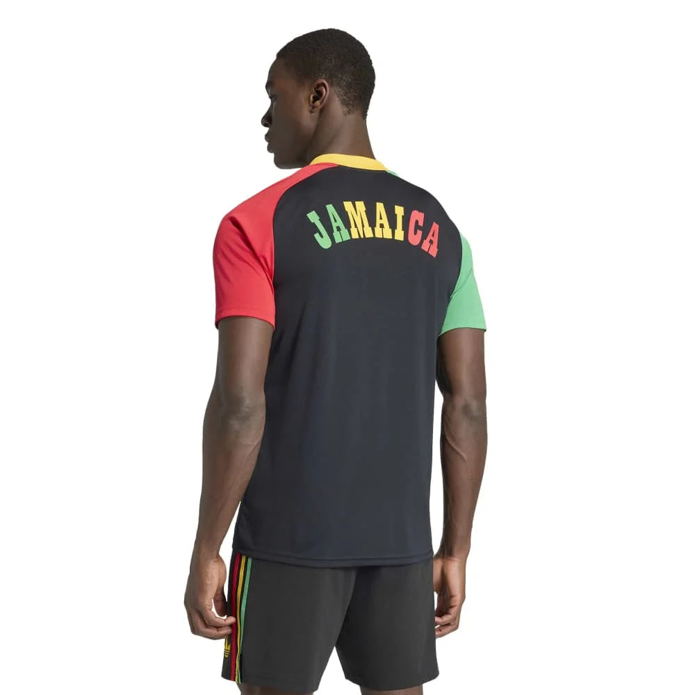 ADIDAS Jamaica 26 X Bob Marley Away Pre Match Jersey Black KA1909