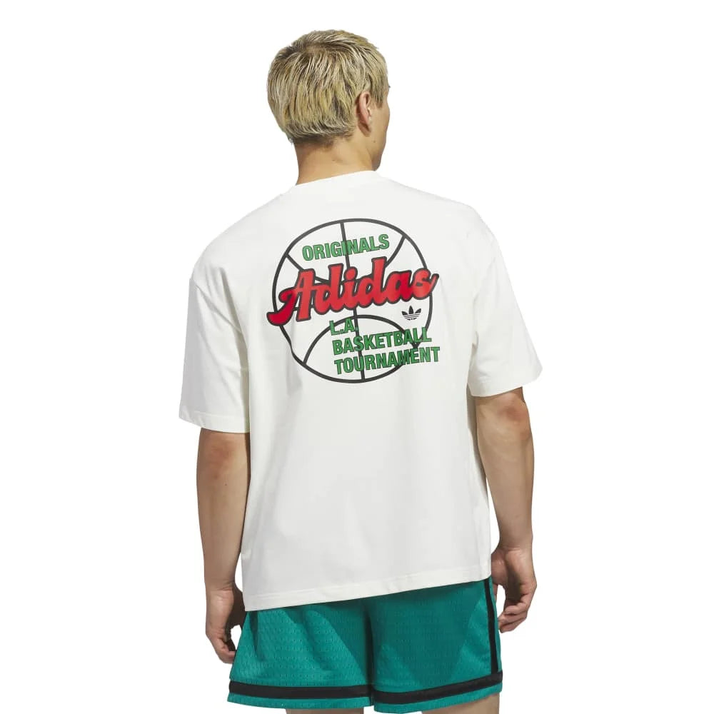 ADIDAS Originals Basketball Tournament T-Shirt White KB7846