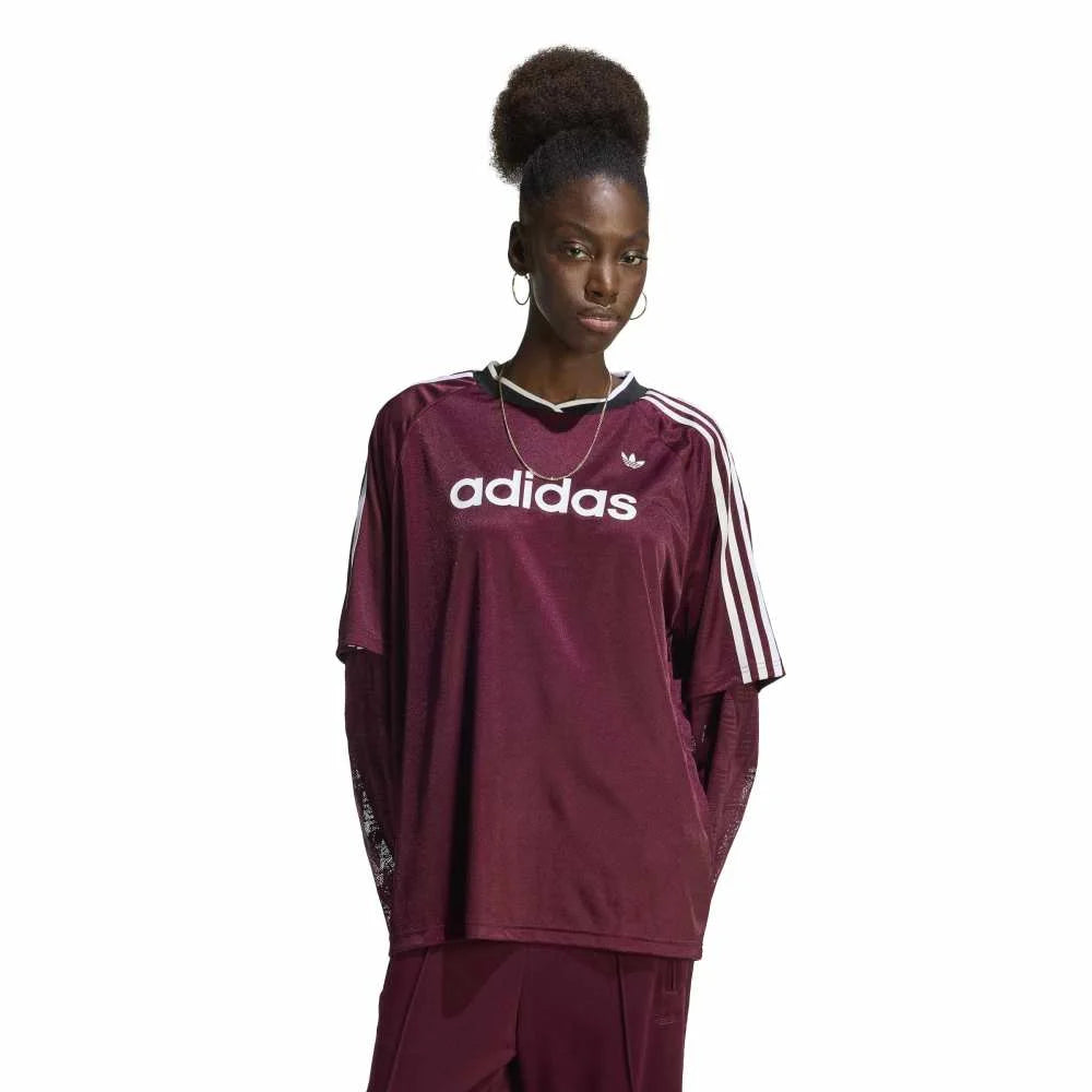ADIDAS Lace Long-Sleeve Jersey Brown KC6432