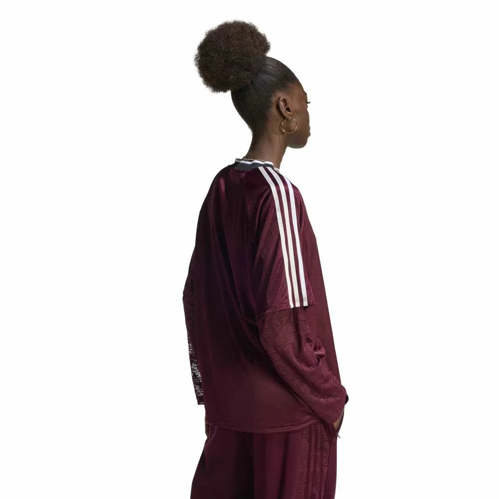 ADIDAS Lace Long-Sleeve Jersey Brown KC6432