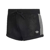 ADIDAS Knitted Crochet Shorts Black KC6478