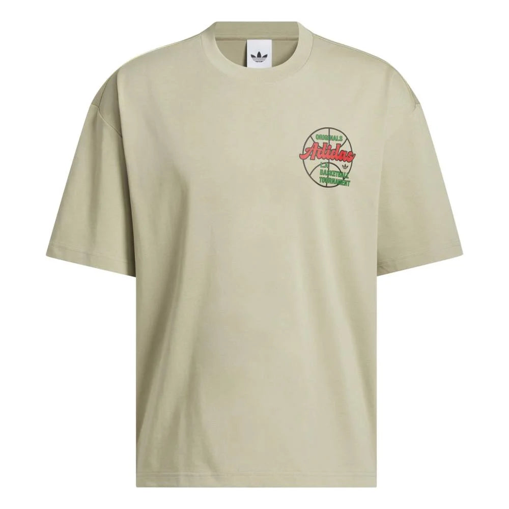 ADIDAS Originals Basketball Tournament T-Shirt Brown KC6909