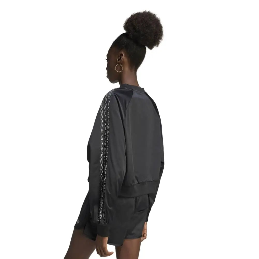 ADIDAS Pearl Jacquard Sweatshirt Black KC8087