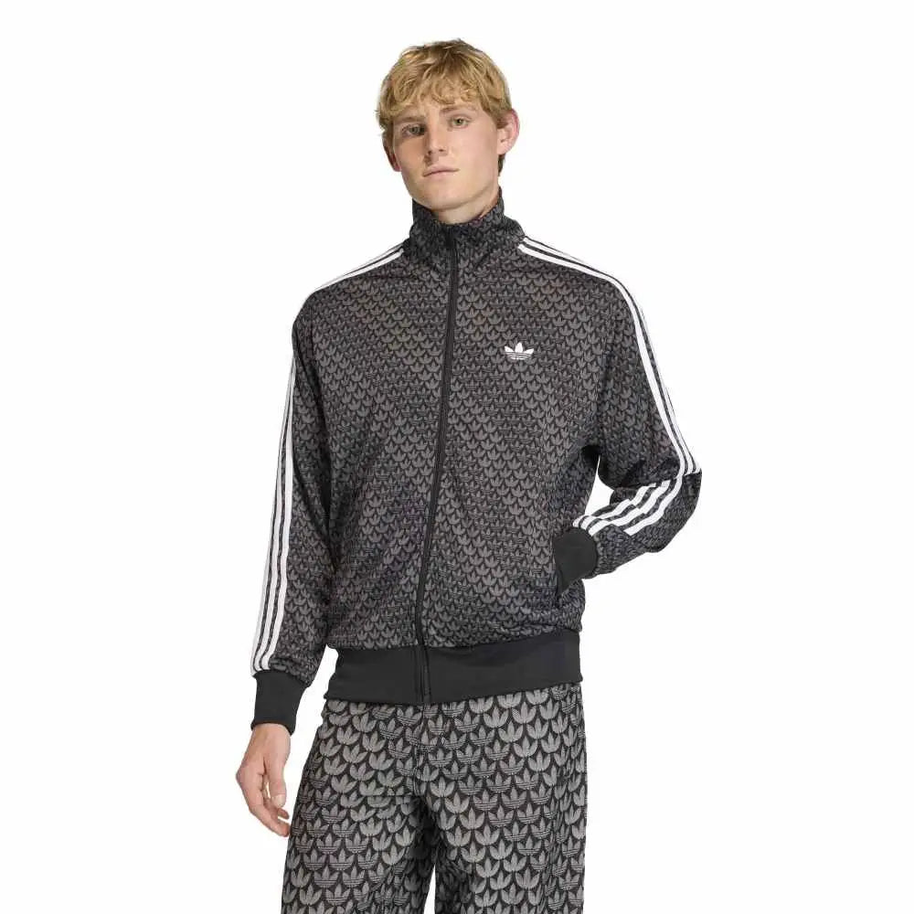 ADIDAS Firebird Loose Monogram Track Jacket Black KC9158
