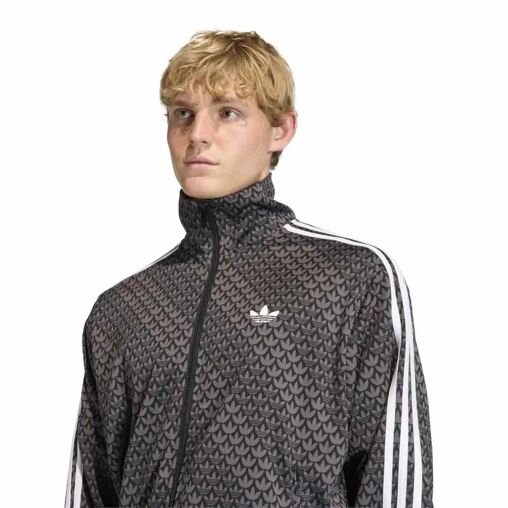 ADIDAS Firebird Loose Monogram Track Jacket Black KC9158