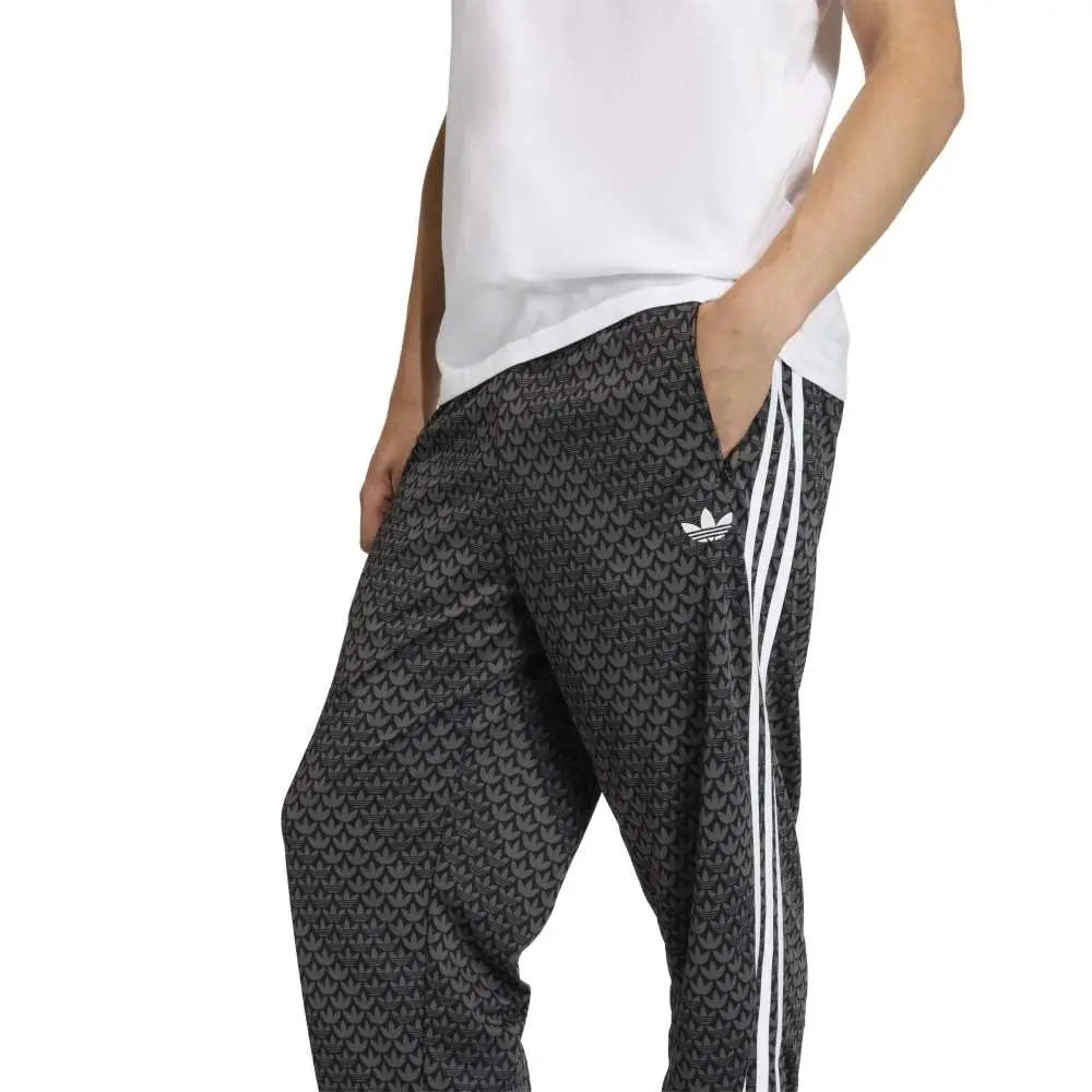ADIDAS Firebird Loose Monogram Track Tracksuit Pant Black KC9159